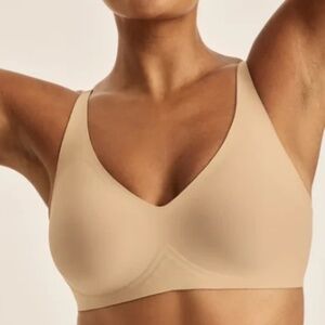 Knix Revolution V-Neck Bra Sz XXXL++ in Dune